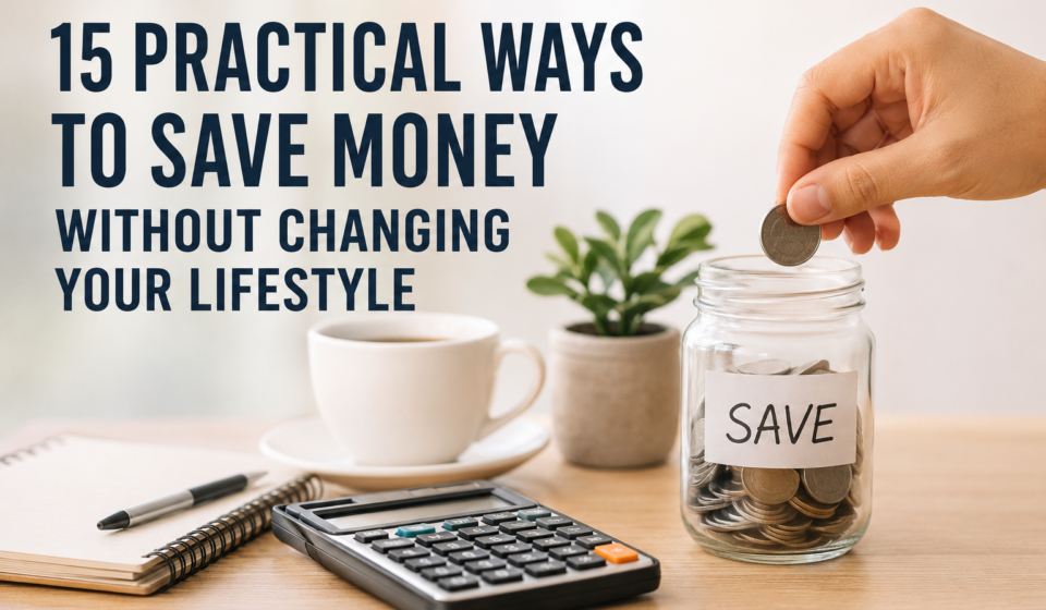 15 Practical Ways to Save Money Without Changing Your Lifestyle