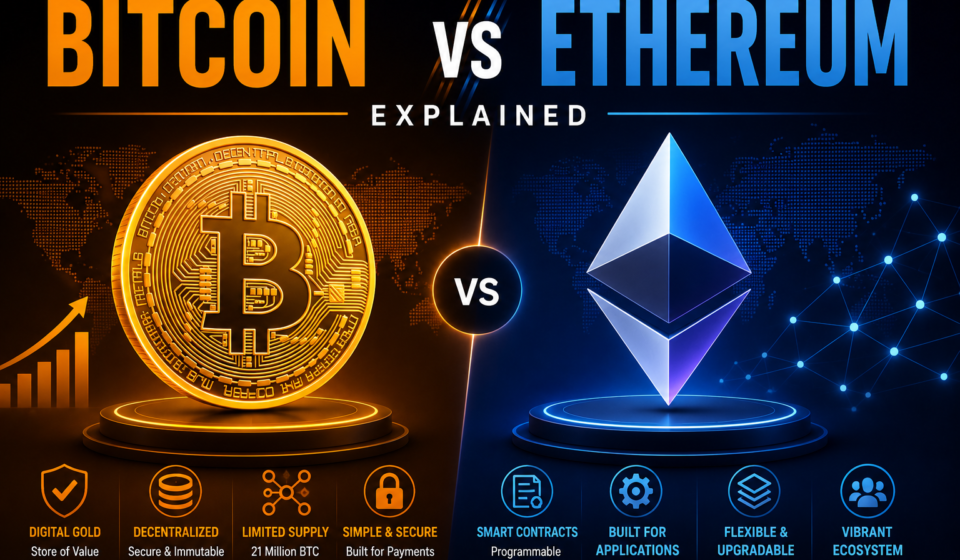 Bitcoin vs Ethereum Explained